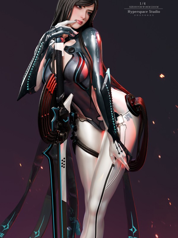 Hyperspace Studio Stellar Blade Raven Boss Hot Sexy 1/4 Statue